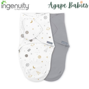 Ingenuity Swaddleme Original Heart 2pk - 3 Designs