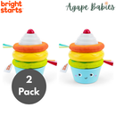 [2 Pack] Bright Starts Cupcake Tower Stacking Toy