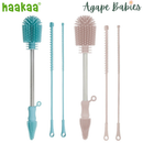 Haakaa Silicone Cleaning Brush Kit - 2 Colors
