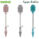 Haakaa Double Ended Silicon Bottle Brush - 3 Colors