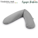 Theraline The Original Maternity and Nursing Pillow - Melange Mid Grey Bamboo