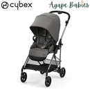 Cybex Melio Taupe Frame Stroller - Soho Grey