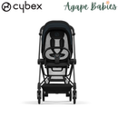 Cybex Mios Frame Matt Black + Seat Pack Sepia Black (Bundle Pack)