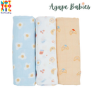 Not Too Big Bamboo Swaddles 3pk - 7 Designs