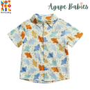 Not Too Big Birds Collared Shirt - Playground