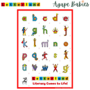 Letterland Alphabet Stickers ( 10 Sheets)