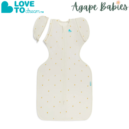 Love To Dream Swaddle Up Transition Bag Bamboo Lemons Cream