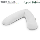 Theraline The Original Maternity & Nursing Pillow Cover - Light Grey Muslin