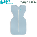 Love To Dream Swaddle Up Bamboo Lite Mist Blue