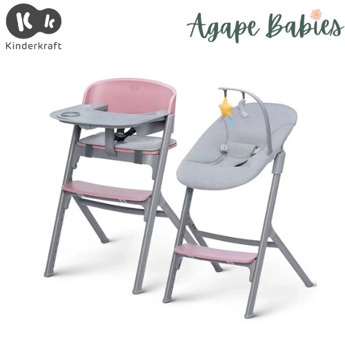 KinderKraft High Chair Livy w/Calmee 2 in 1 - 2 Color