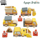 Le Toy Van Wooden Construction Vehicles