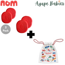 [2 Pack] Nom Ang Ku Kueh Coasters