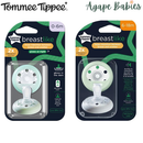 [2 Pack] Tommee Tippee Breast Like Soother (2 Pk x 2pc = 4pcs) - 2 Sizes
