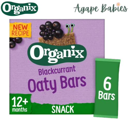 Organix Goodies Organic Soft Oaty Bars - Blackcurrant, 6 x 23 g.