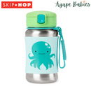 Skip Hop Zoo Stainless Steel Straw Bottle - Octopus