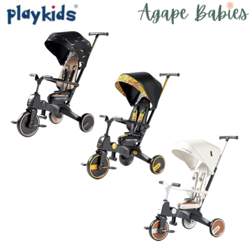 PlayKid 7 In 1 Trike Easy Foldable Tricycle - 3 Color