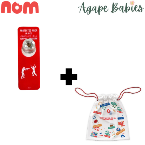Nom Danger Area Door Hanger