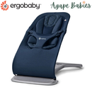 [1 Yr Local Warranty] Ergobaby Evolve 3 in 1 Mesh Bouncer - Cool Blue