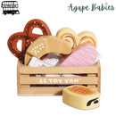 Le Toy Van Wooden Market Crate - Bakery & Patisserie