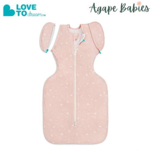 Love To Dream Swaddle Up Transition Bag Bamboo Time & Space - Mid Pink