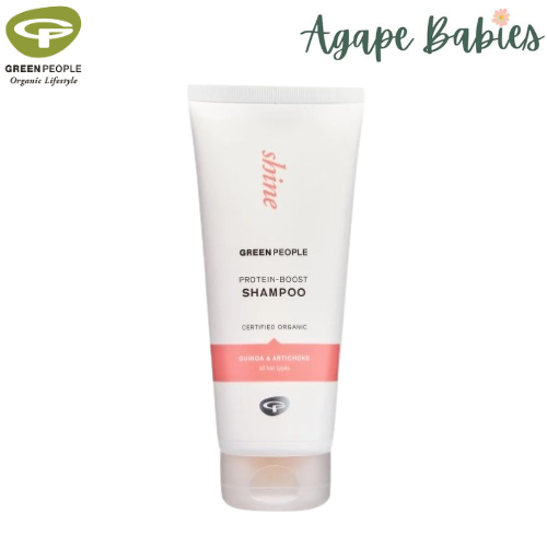 Green People Protein Boost Shampoo & Shower Wash, 200 ml Exp: 03/27