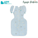 Love To Dream Swaddle Up Transition Bag Bamboo Lite Little Dreamer Light Blue