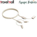Travelmall Multi-Tool 5-in-1 Charge and Syn Cable - 3 Colors