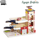 Le Toy Van Fire & Rescue Wooden Garage