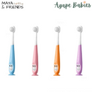 [6-Pack] Maya & Friends Ultra Fine Nano Bristle Kids Toothbrush With Case - 4 Color