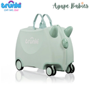 Trunki Glide Ride-on Luggage - Solid Green