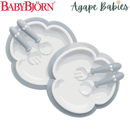 BabyBjorn Baby Plate, Spoon And Fork 2 Pcs - 4 Colors