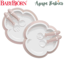 BabyBjorn Baby Plate, Spoon And Fork 2 Pcs - 4 Colors