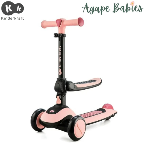 [6-Months Warranty] Kinderkraft Scooter, Halley - Pink