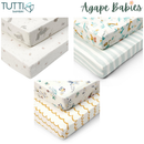 Tutti Bambini Cot Bed Fitted Sheets - 2 Pack -3 Design