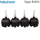 Babyhood Standard Cot Wheels 1 Set - 2 Colors