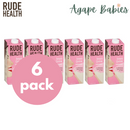 [6-Pack] Rude Health Organic Soya Drink, 1L Exp: 09/25