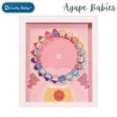 Lucky Baby Baby Tooth Fun Box Photo Frame - Transparent Crystal Tooth House Milk Teeth Organiser - 2 Variation