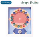 Lucky Baby Baby Tooth Fun Box Photo Frame - Transparent Crystal Tooth House Milk Teeth Organiser - 2 Variation