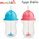 [2-Pack] Munchkin Any Angle Click Lock Weighted Straw Cup 10 Oz - 2 Colors
