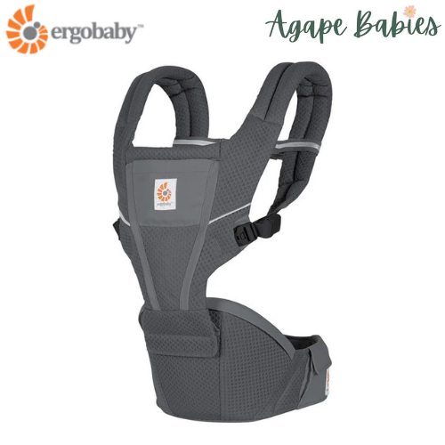 [10 year local warranty] Ergobaby Alta Hip Seat Baby Carrier - Graphite Grey