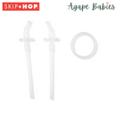 Skip Hop Spark Style Stainless Steel Straw Bottle Extra Straws - (2pcs/Pack)