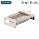 Lucky Baby Foldable Bath Tub W/Thermometer & Bath Cushion - 2 Color