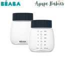 Beaba Single and Double Breast Pump Milk Collection Storage Bottles Pack of 2