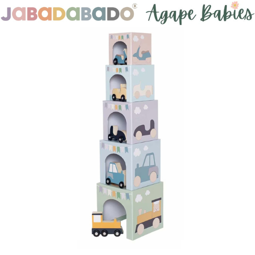 Jabadabado Stacking Cubes Vehicles 1-5