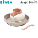 Beaba Silicone Suction Meal Set - Terracotta/Gazelle