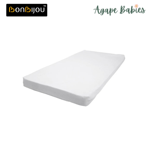 Bonbijou Bamboo Fabric Anti Dust-Mite High Density 4" Foam Mattress W/Hole