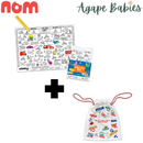 Nom Nibbles SG Edition Silicone Colouring Mat - 3 Designs