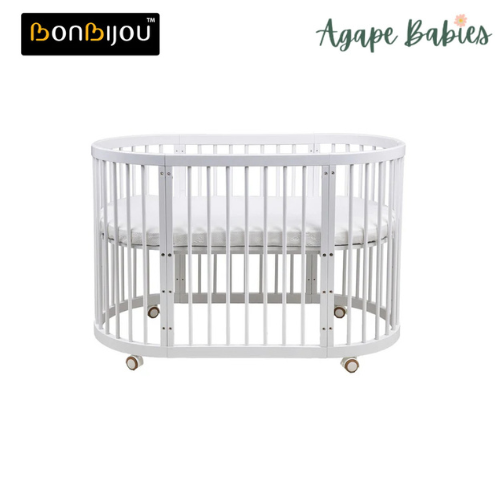 Bonbijou Doozy 7-In-1 Convertible Baby Cot