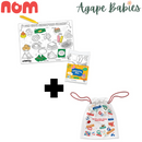 Nom Nibbles SG Edition Silicone Colouring Mat - 3 Designs