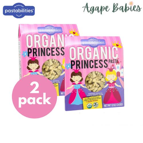[2-Pack] Pastabilities Organic Pasta - Princess Shaped 340g